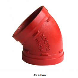 주철 45도 엘보